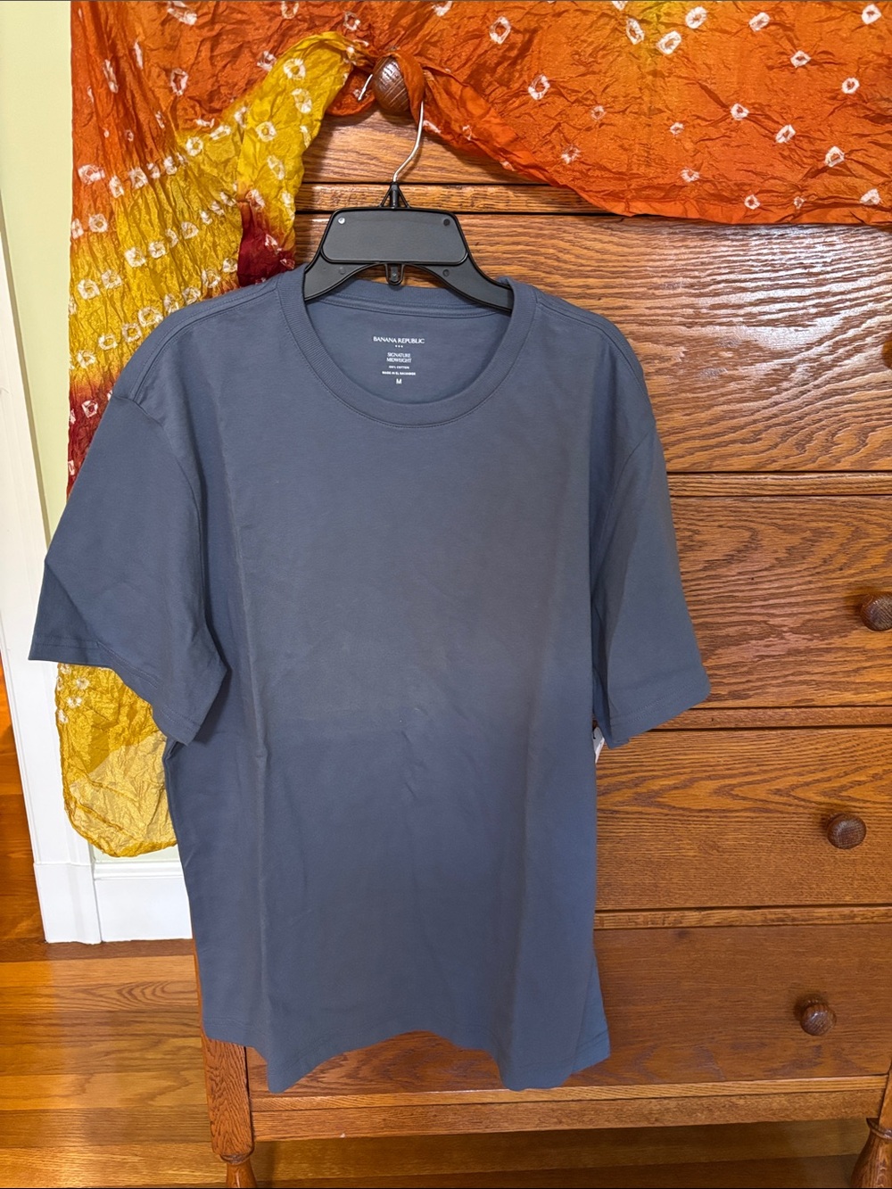 Banana Republic Men's Short Sleeve Crew Tee in Blue NWT